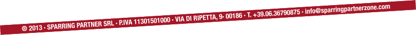 Sparring Partner Zone - Via di Ripetta 9 - 00186 Roma - 06 36790875 - info@sparringpartnerzone.com